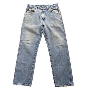 Vintage Wrangler Jeans 33x30 Stone Wash Cowboy Western Denim 90s USA Style